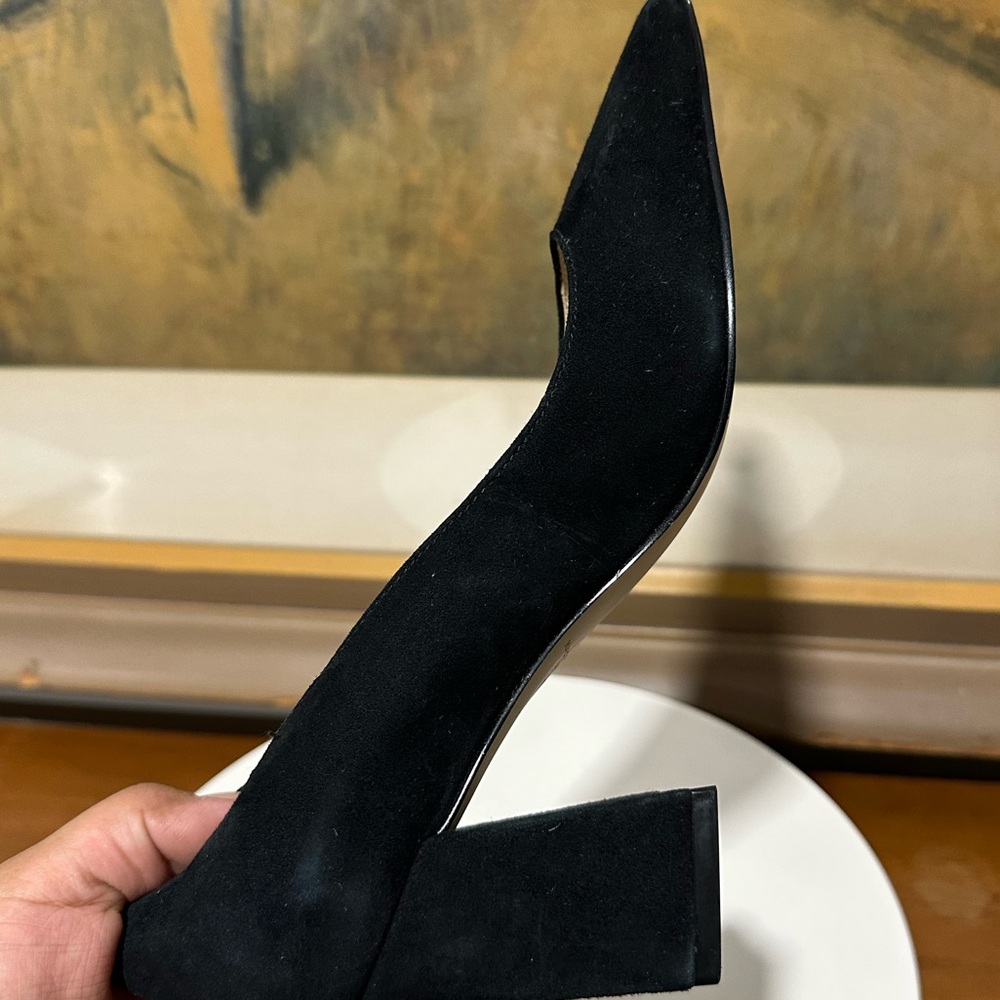 🌸MARC FISHER 🌸 Lewisa Pointed Toe Pump In Black Size: 6.5 - Picture 8 of 13